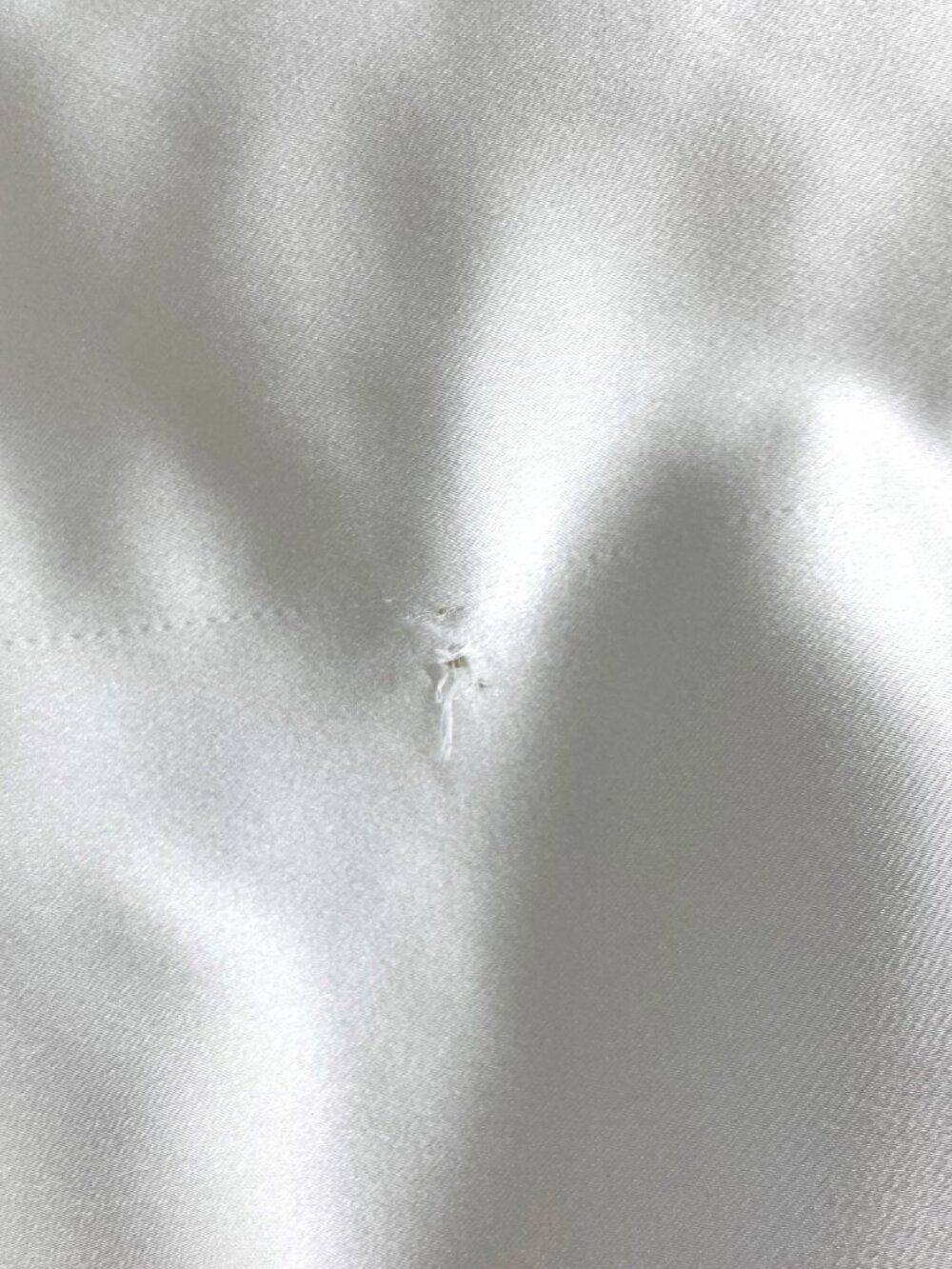 Jim Hjelm Satin Bubble Hem Couture Wedding Gown - Picture 11 of 13